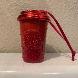 Starbucks 2015 Limited Red Swarovski Ornament